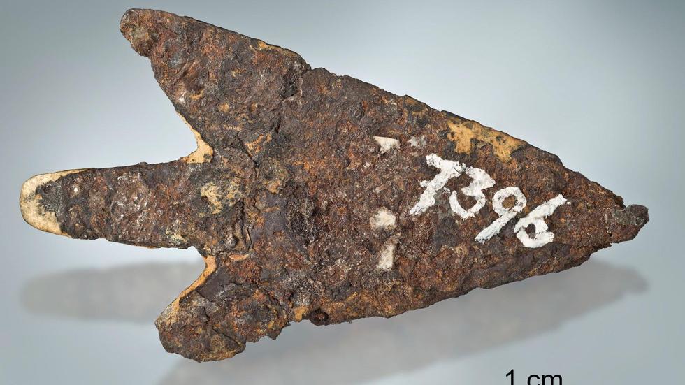 Scientists have proven that the arrowhead was made of a meteorite