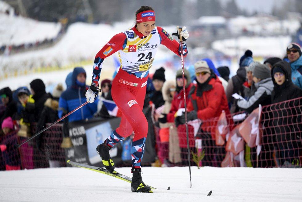 Skistad won the sprint at Les Rousses – picking up his first World Cup win of his career